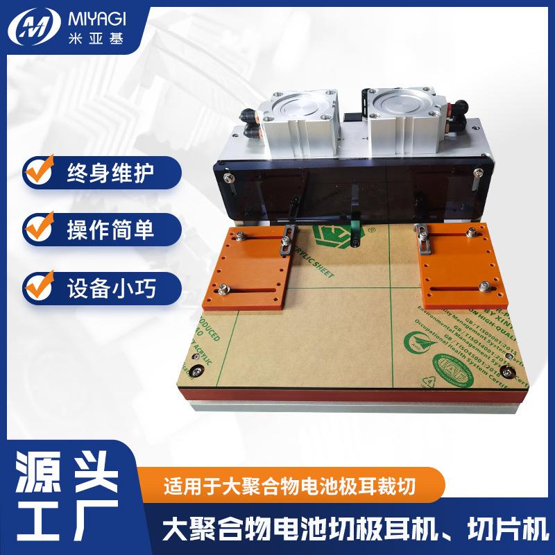 厂家直销大聚合物锂电池切片机 锂电池极耳裁切机极耳剪脚设备