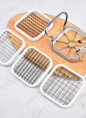 现货不锈钢五合一多功能水果切 苹果分割薯条切片萝卜切条器