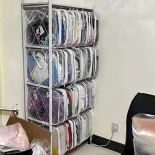 cos服收纳神器收纳箱透明衣柜装角色扮演衣服套装汉服衣物收纳袋