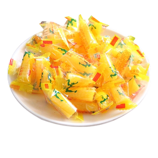 玉米硬糖玉米味软糖桔子糖散装水果糖年货节糖果婚庆结婚喜糖批发