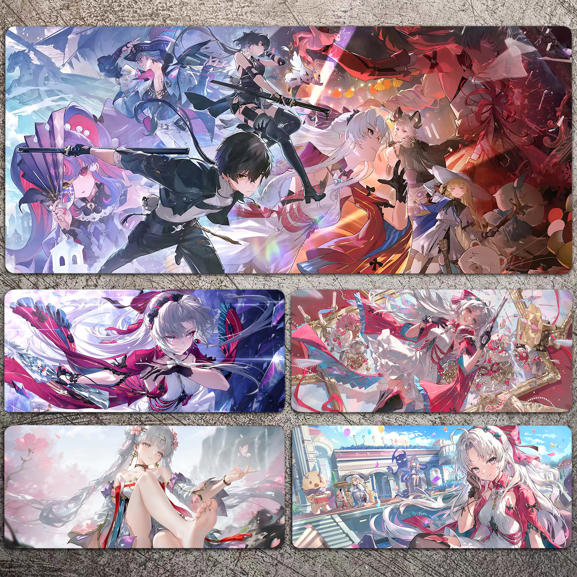 鼠标垫鸣超大动漫卡提二次元潮定制长离今汐吟霖男生女生游戏桌垫