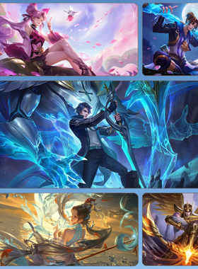 鼠标垫定制王者荣耀超大号锁边电脑学习桌垫电竞宿舍办公鼠标垫子