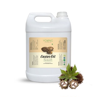 印度阿育吠陀Castor oil蓖麻油基础油身体头发按摩油油疗5000ml