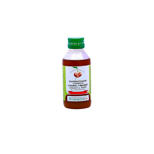 印度直邮阿育吠陀DHANWANTHARAM风元素3倍vata身体按摩油100ml