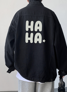 牛仔夹克男大码牛仔外套男茄克 NJ77346-P60