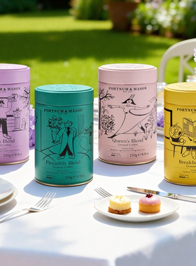 FortnumMason福南梅森拼配咖啡英国原装进口咖啡粉250g现磨罐装