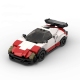 国产定制93310小颗粒积木跑车911RSR 8格speed系列赛车模型玩具车