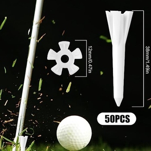 高尔夫球钉Tee 短38mm PC加强塑料球座 Golf Tee高尔夫用品配件