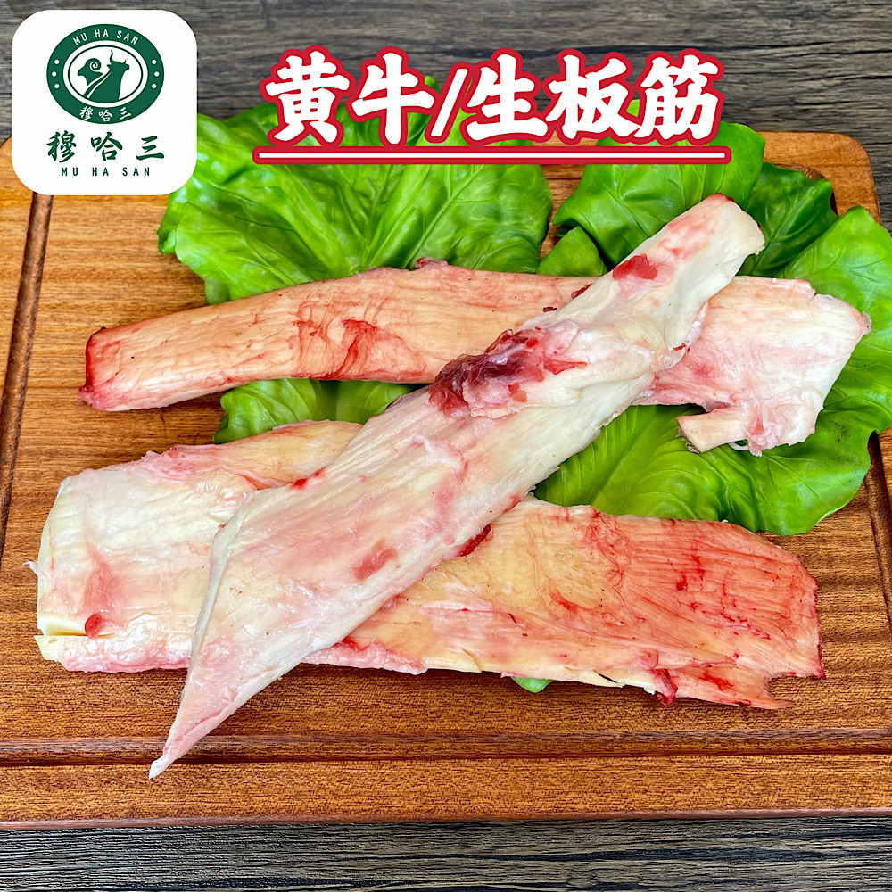 穆哈三清真新鲜生牛板筋黄牛肉筋烧烤简修生鲜板筋串原切商用散养