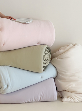 LIIESEN丽笙A类阿瓦提针织棉可水洗恒温懒人被子暖糯亲肤春秋被芯