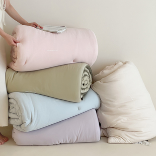 LIIESEN丽笙A类阿瓦提针织棉可水洗恒温懒人被子暖糯亲肤春秋被芯