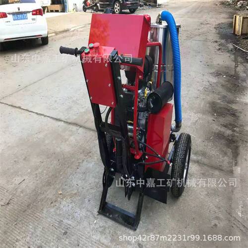 集吸尘开槽为一体机 路面吸尘开槽机 手推式道路修补开槽机供应