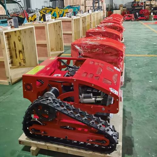 小型履带割草机 农用遥控自走碎草机 草地绿化修剪果园遥控割草机