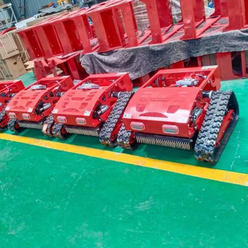 小型汽油履带遥控割草机 农林牧业开荒除草割草机 果园除草割草机