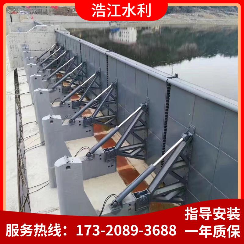 实体厂家河道景区翻板钢坝景观钢坝不锈钢钢坝水利液压钢坝现货