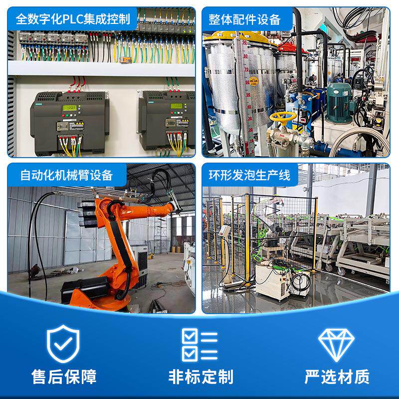 江苏坐pu汽车聚氨泡酯发机全自动环形346发泡垫生产线机械设备厂