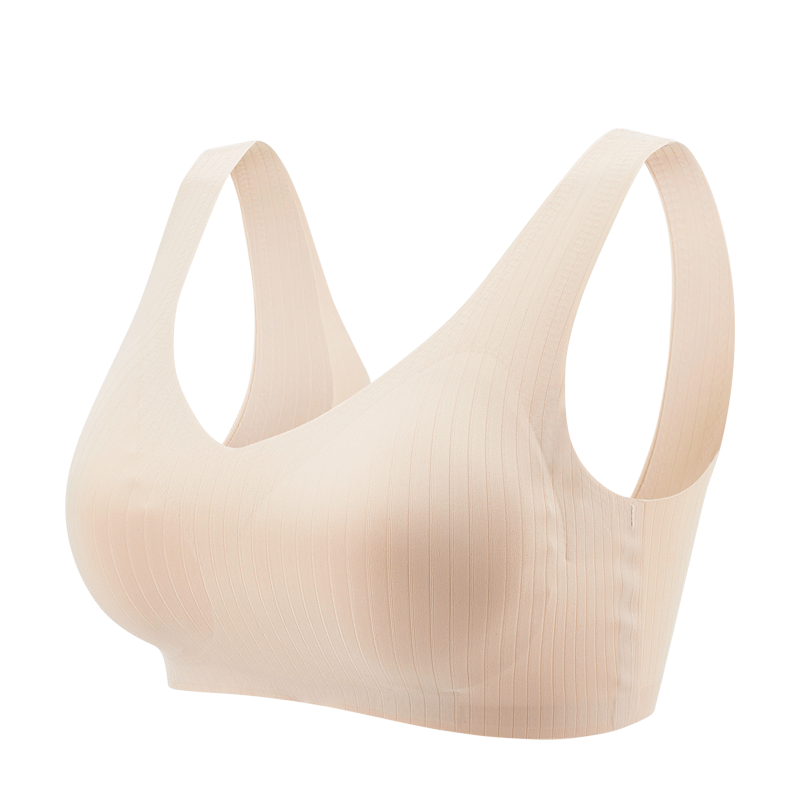 仪品佳人简约无钢圈冰丝义乳文胸
