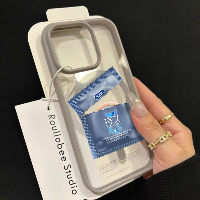 KEWU杜蕾壳dure恶搞互买壳适用苹果14promax透明苹果16Pro磁吸无线充电12防摔硅胶iPhone15简约13mini保护壳