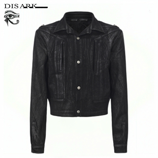 刷蜡牛仔夹克 暗黑先锋修身 Disark 26SS新品