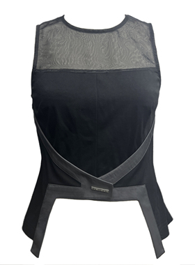 Disark 新款 暗黑女装 拼接背心