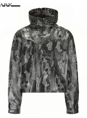 Disark SS25 暗黑先锋图层破坏短款N2B夹克