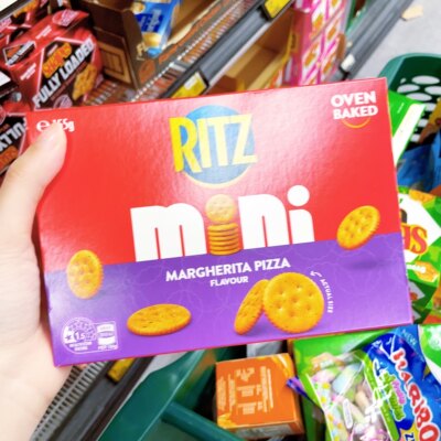 澳洲代购直邮ritz李敏镐同款mini迷你烘焙芝士饼干宝宝也爱的155g