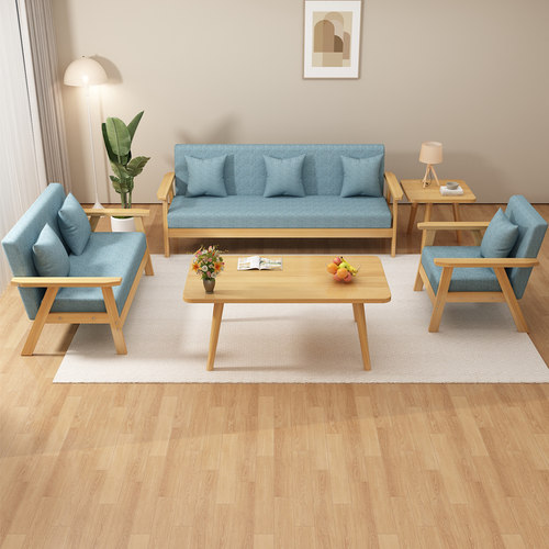 布艺沙发客厅小户型简约双人沙发