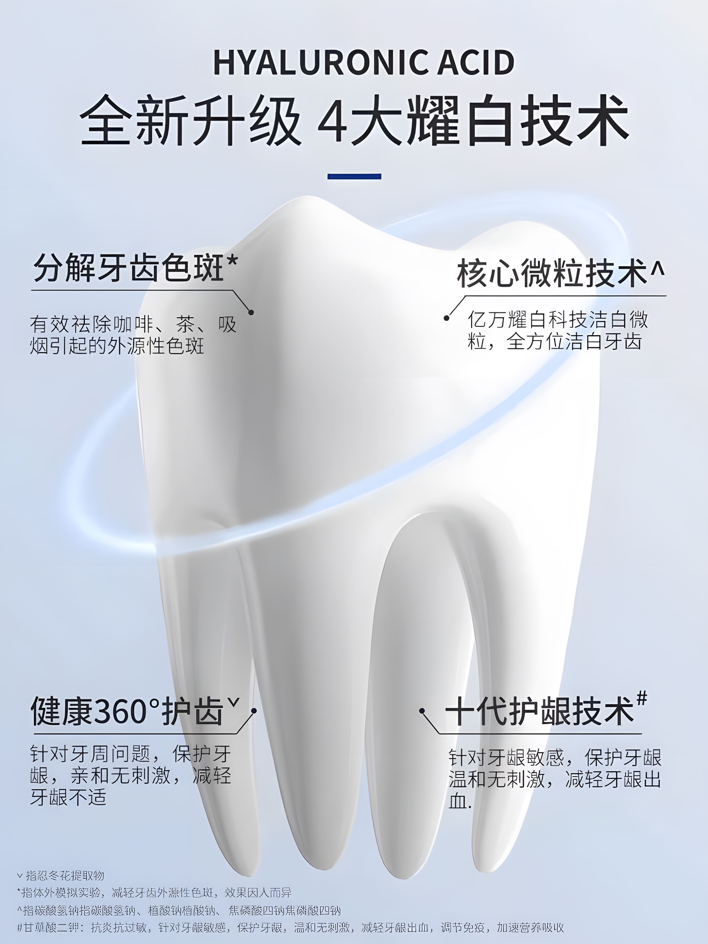 益生菌洁牙粉白牙素十美炫亮白洗白旗舰店去黄牙口臭官网正品速效