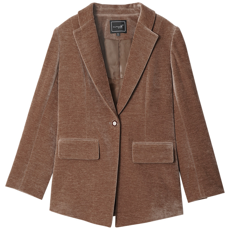 【米粒粉丝专享】一粒扣翻驳领西装外套CH838