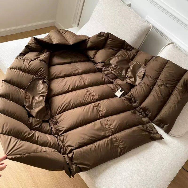 WOMEN JACKET FALL AND WINTER COATS DOWN 2024 FASHION HIGH-EN