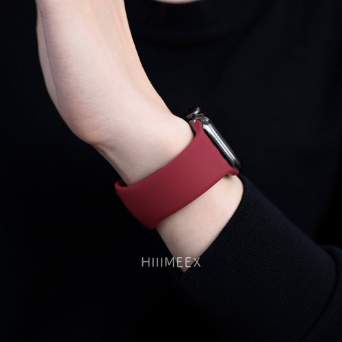 HIIIMEEX运动款硅胶表带透气