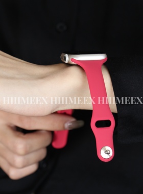 HIIIMEEX适用苹果手表 小蛮腰硅胶细表带applewatch运动舒适iwatch8表带