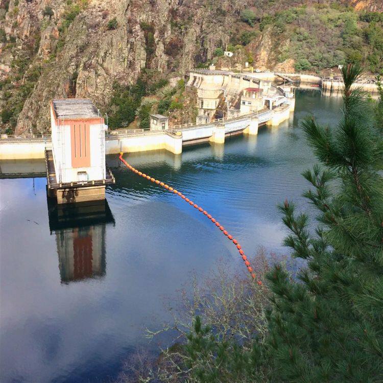 2025水电工程拦污排进水口拦漂浮桶 核电站拦污网拦漂浮桶尺寸