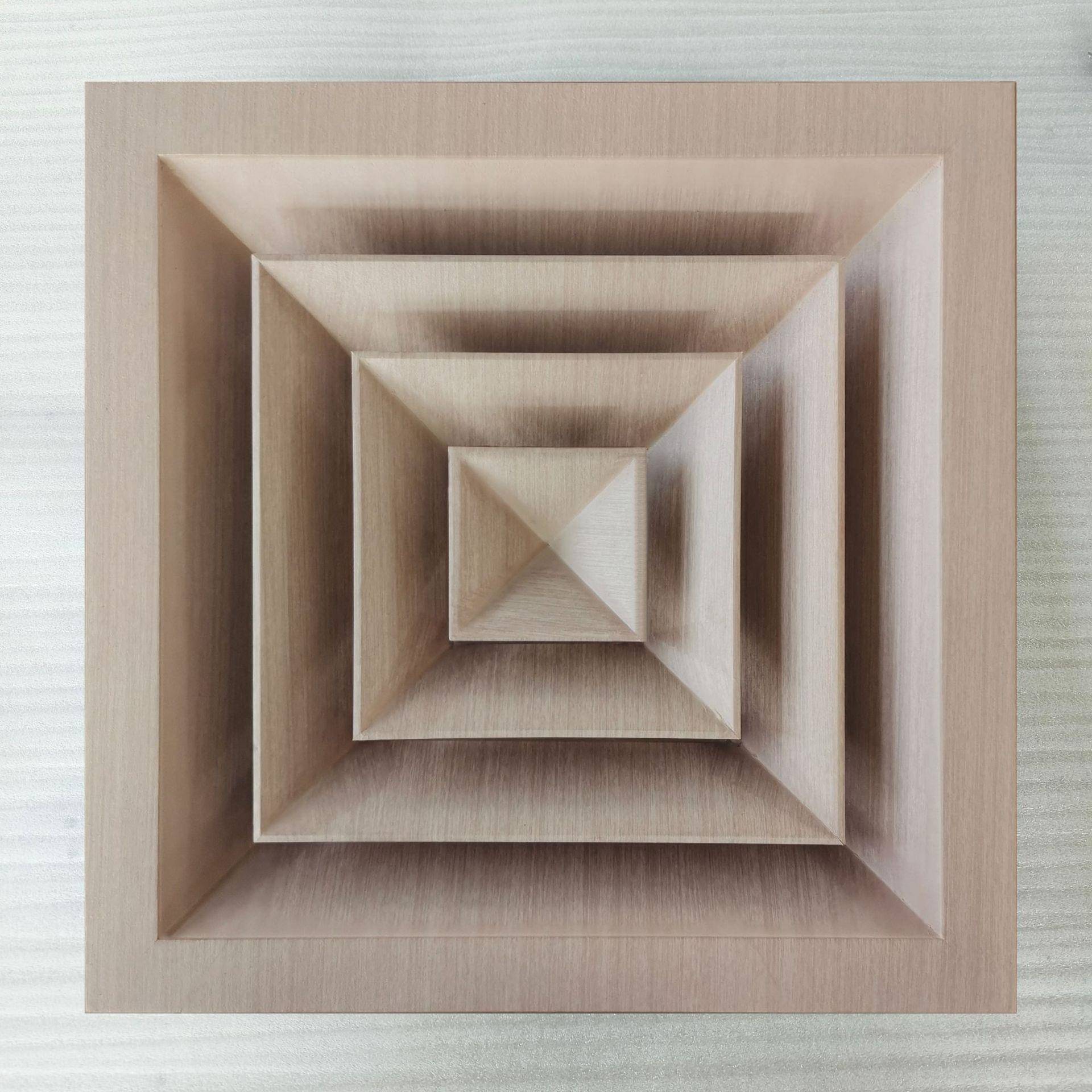 仿木纹理转印风口散流器 仿木纹理装饰风口 仿木纹装饰风口