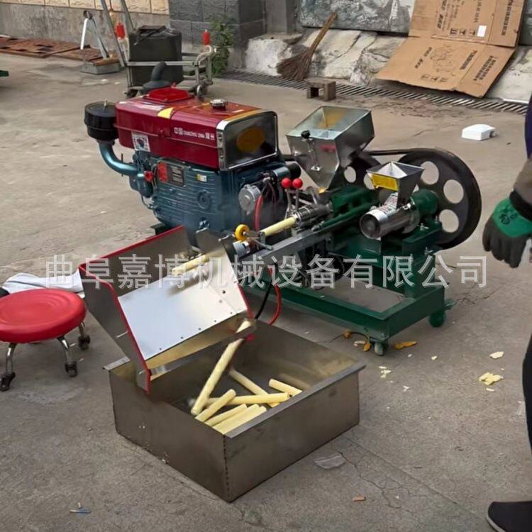 2025款柴油杂粮膨化机 多功能组合玉米直管弯管爆米花机 庙会摆摊