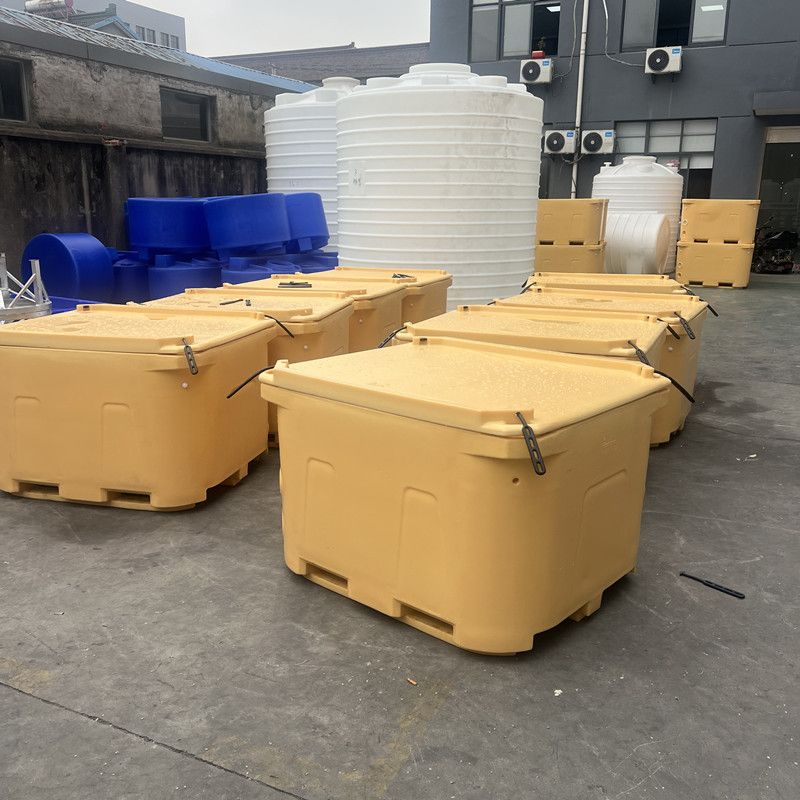 660L保温箱冷藏虾仁浸泡桶周转箱水产加工塑料保鲜桶大容量