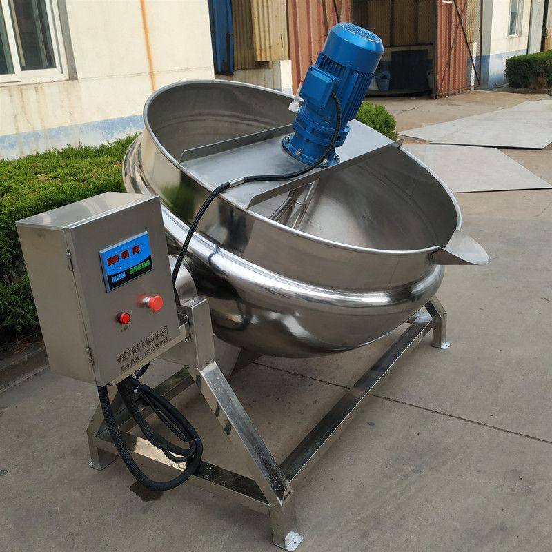 不锈钢自动搅拌豆瓣酱炒制机器 可倾斜式熬糖浆设备 不糊底夹层锅,清洗/食品/商业设备,汤炉/夹层锅/熬煮锅/漂烫锅,淘宝优惠券,粉丝福利购,淘宝优惠卷