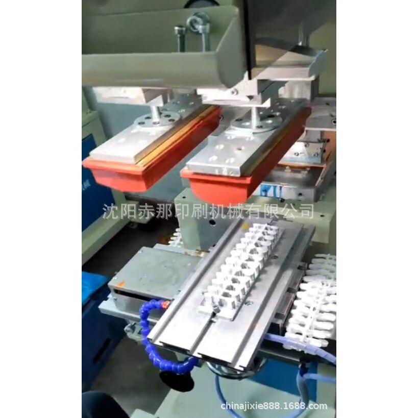 单色多色油盅移印机 甲片上图案印刷机 美甲指甲贴片彩色移印机器