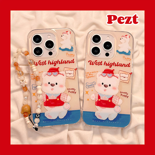 苹果手机壳IMD可爱小狗保护壳