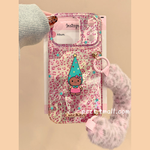 豹纹hellokitty日韩风手机壳新款