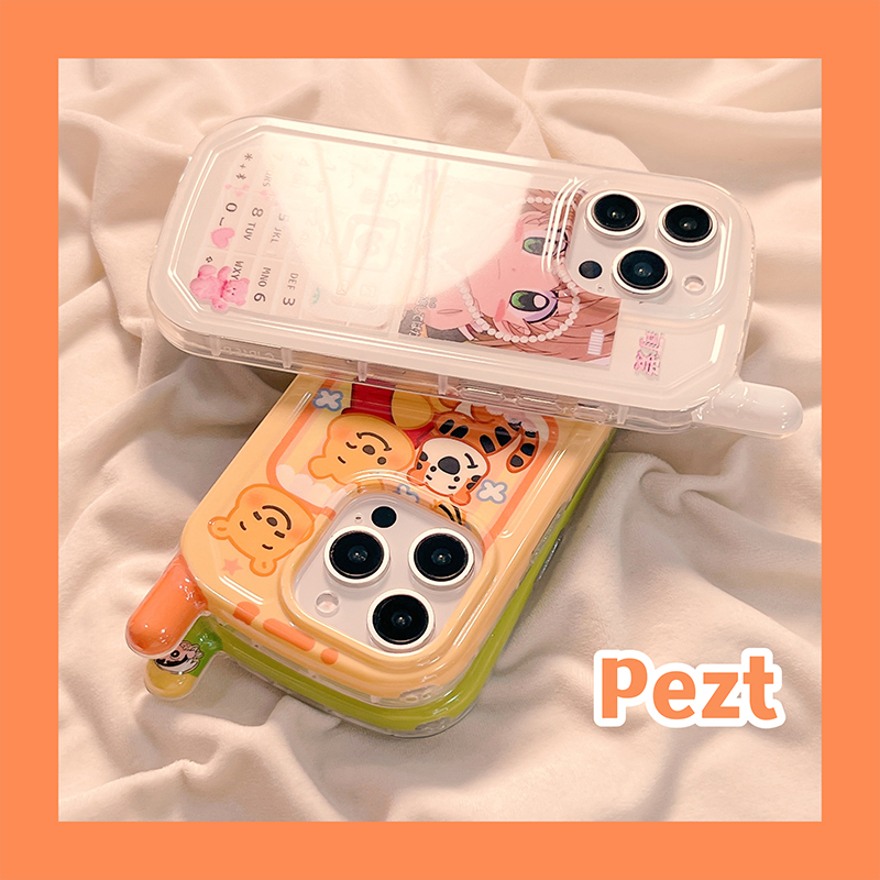 大哥大可爱网红动画手机壳情侣款