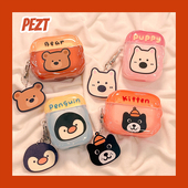 可爱动物适用AirPods1 2硅胶情侣保护套防摔新三代软 2保护套AirPods4苹果耳机套无线蓝牙耳机壳airpodspro3