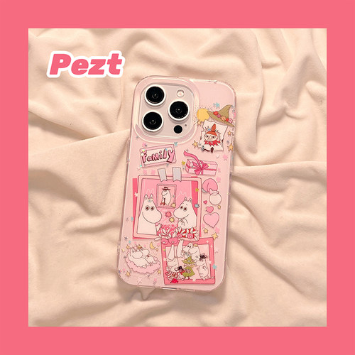 可爱姆明小河马手机壳新款