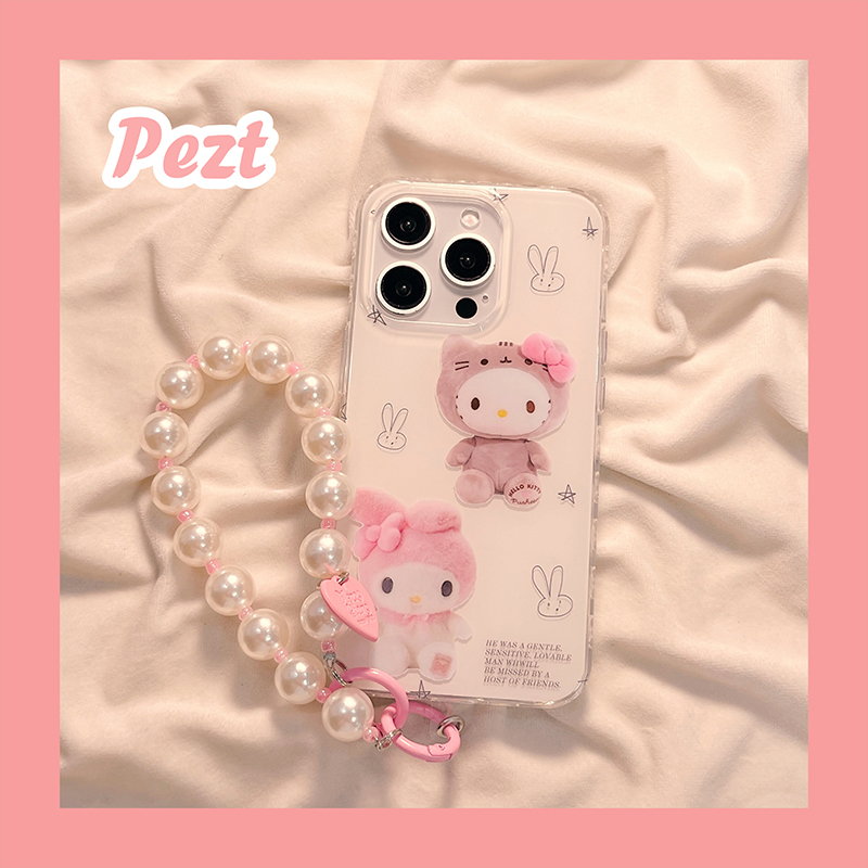 美乐蒂hellokitty手机壳带挂绳