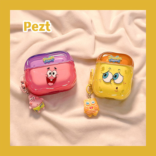 情侣海绵宝宝派大星耳机套