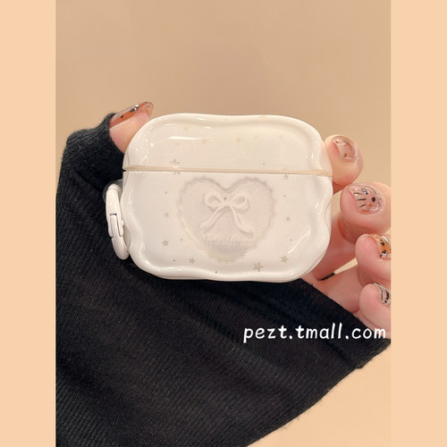 ins蝴蝶结爱心少女心耳机套新款