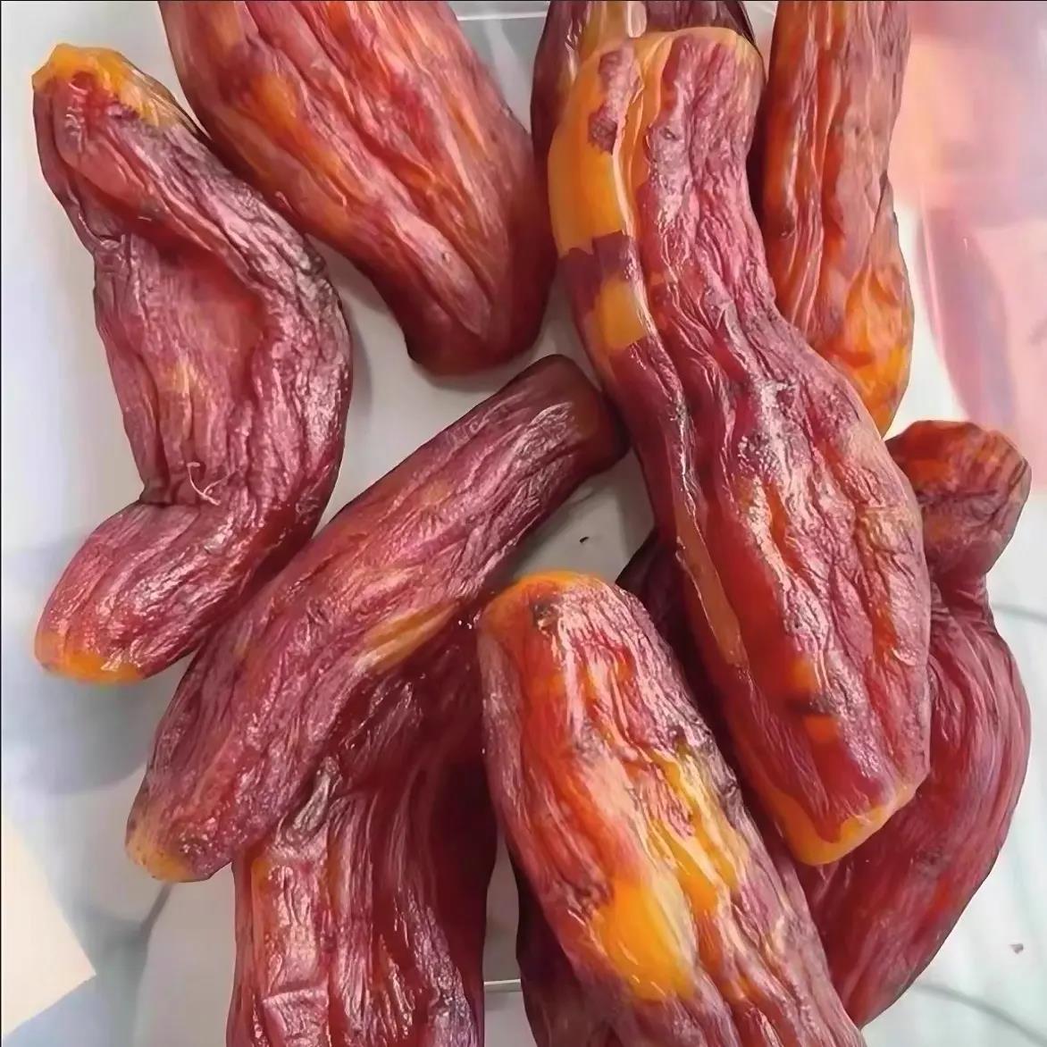 红瑶薯仔带皮红瑶红薯干原味香甜番薯干榴莲地瓜干番薯即食薯条
