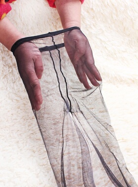 0d一线档隐形性感t裆无痕高透脚尖全透明超薄款黑丝袜哑光女空气