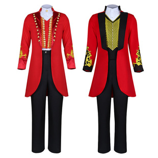 现货男士西装马戏之王巴纳姆cos服男装cosplay大娱乐家马戏演员