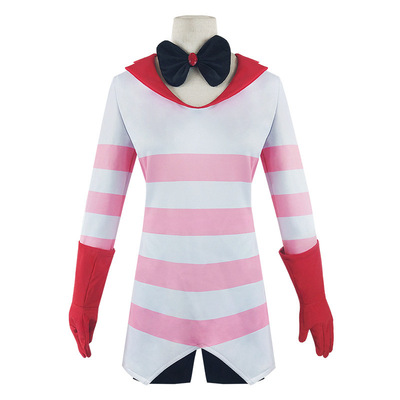 甜哒哒地狱客栈cosANGELDUST安吉尔cosplay服装万圣节表演服装